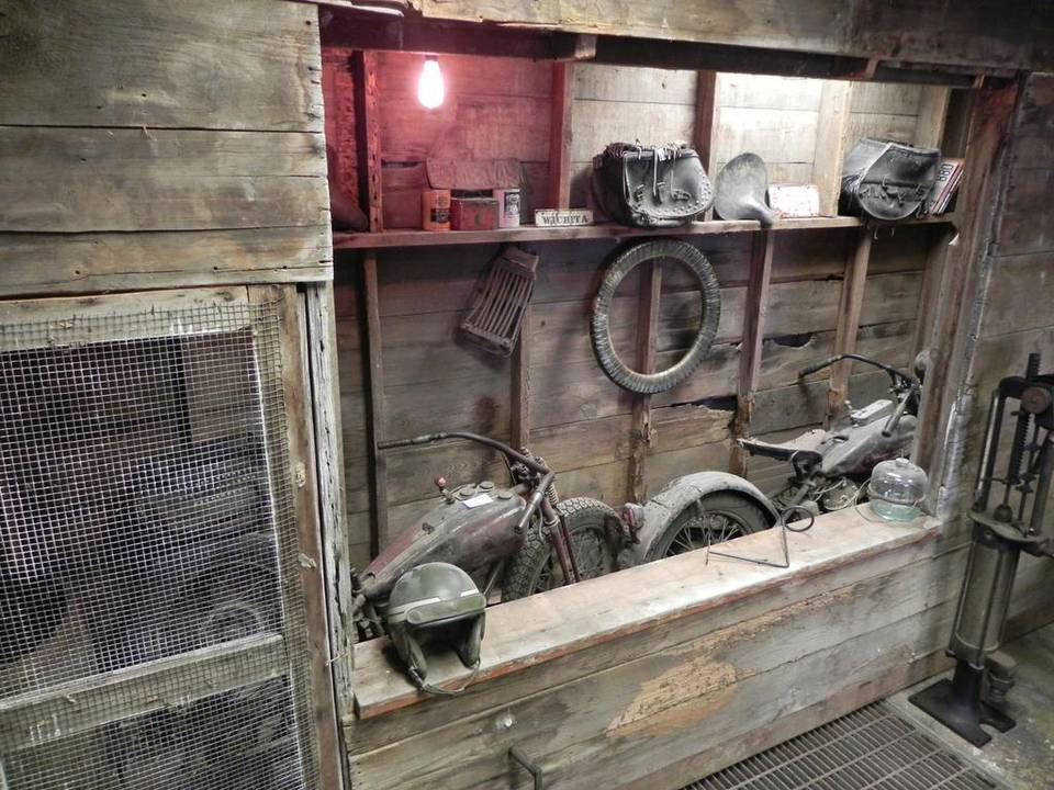 Repurposed barn wood throughout
