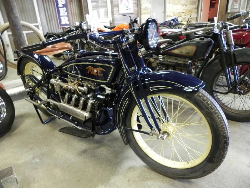 Four-cylinder vintage motorcycle